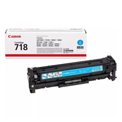 Cartridge 718 Cyan Canon