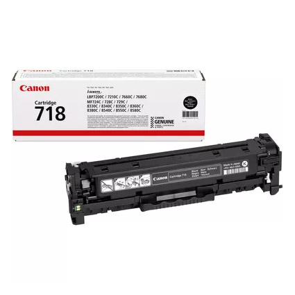 Cartridge 718 Black Canon