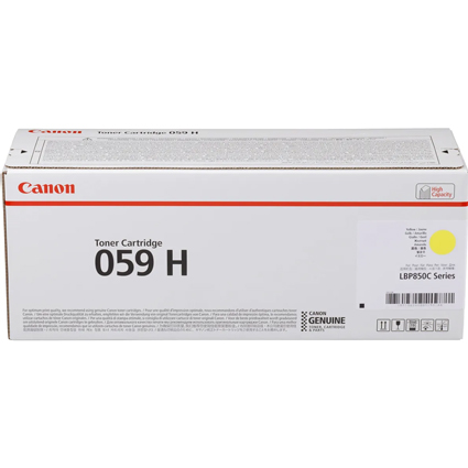 Cartridge 059 H Y Toner Canon