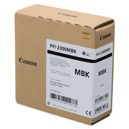 PFI-2300 Matte Black Canon