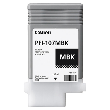 PFI-107 MBK Matte Black Ink Tank Canon