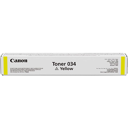 Toner 034 Yellow Canon
